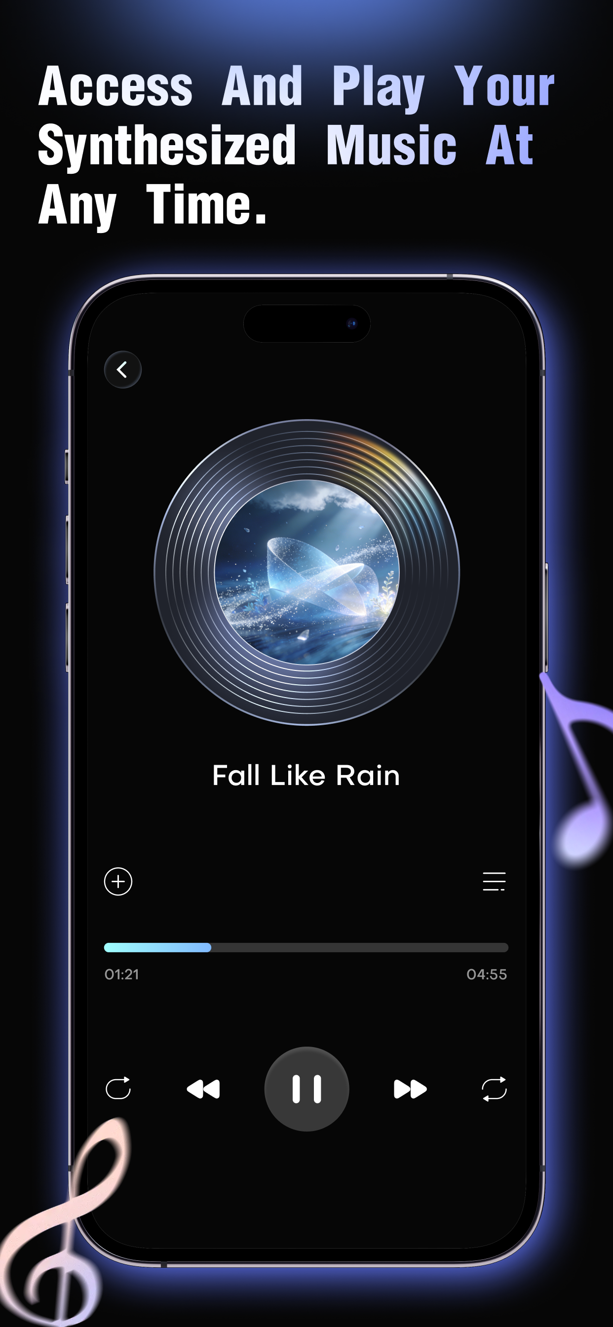 Audio Joiner player screen